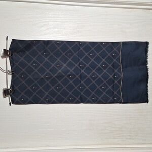 Vintage SILK Unisex Long Scarf GOLF theme